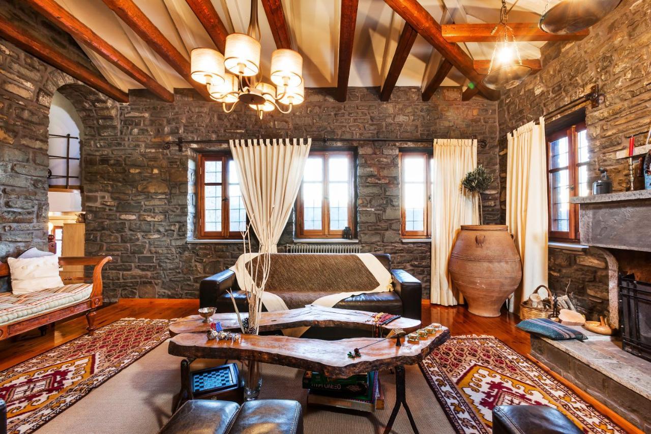 Heaven'S View Mansion - Zagori Stone Built Gem Villa Kipoi Exteriör bild
