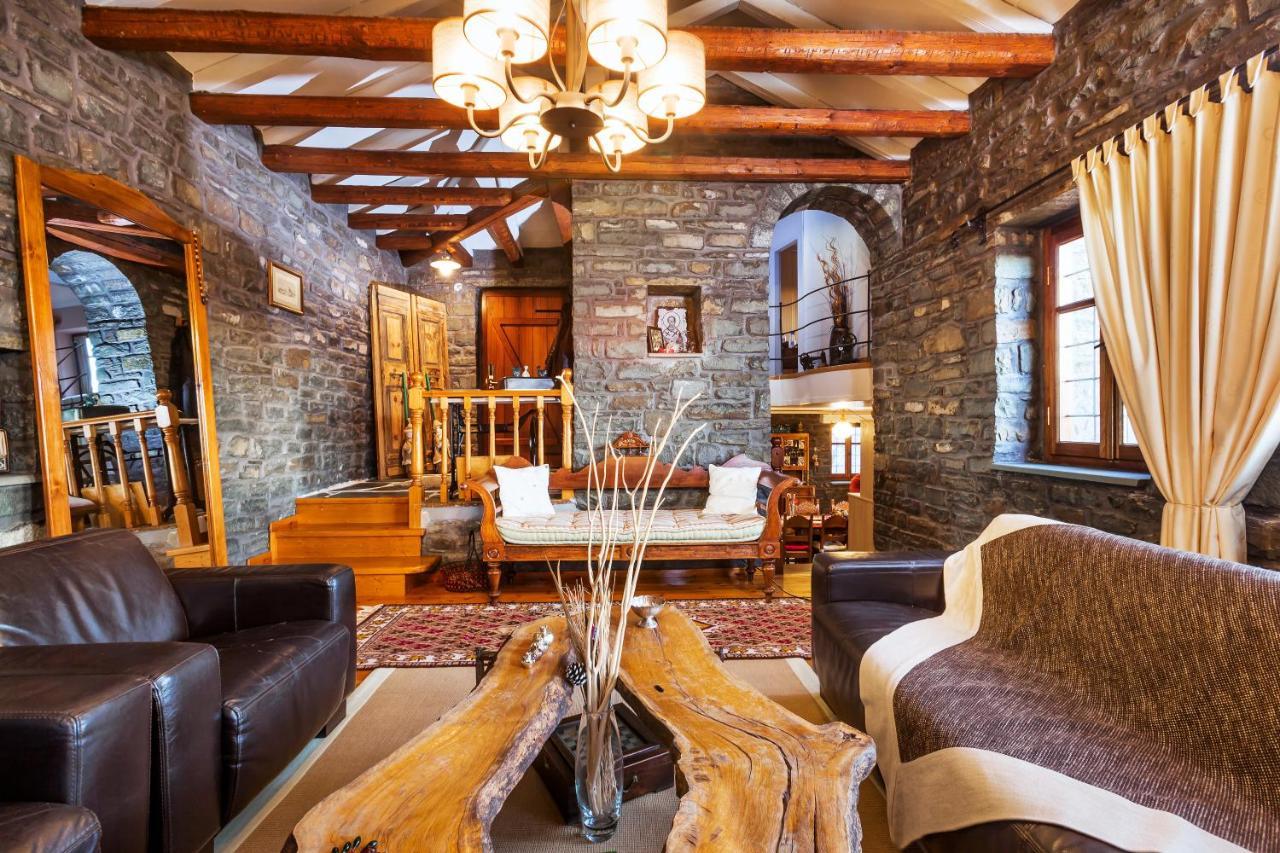 Heaven'S View Mansion - Zagori Stone Built Gem Villa Kipoi Exteriör bild