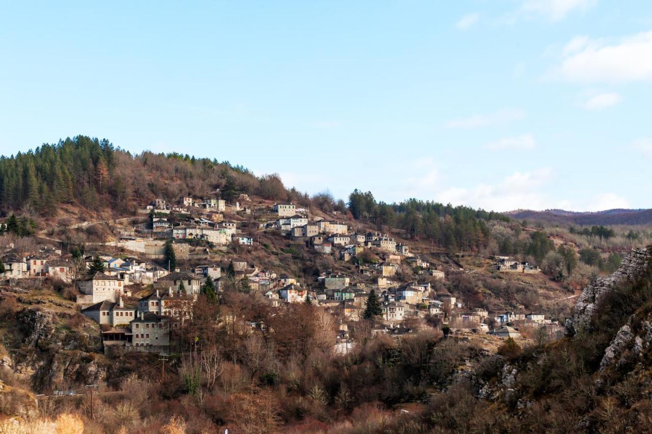 Heaven'S View Mansion - Zagori Stone Built Gem Villa Kipoi Exteriör bild