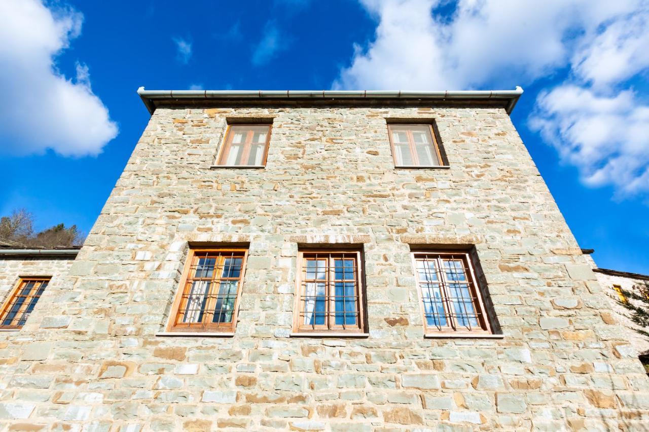 Heaven'S View Mansion - Zagori Stone Built Gem Villa Kipoi Exteriör bild
